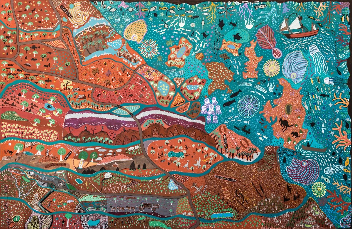 Four Clans – One Canvas – Waralungku Arts, 2020