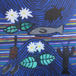 Awara (ocean) and Nyinga (mud crab) Dreaming (Yanyuwa)
